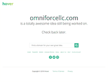 Tablet Screenshot of omniforcellc.com